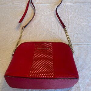 Small Red Michael Kors Crossbody Purse
